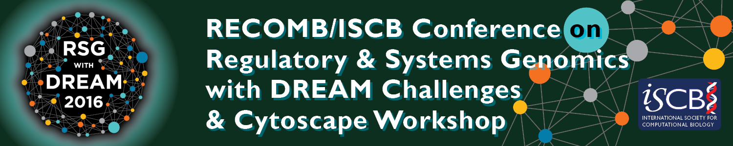 Submit posters for presentation at RSG with DREAM Challenges & Cytoscape Workshop.