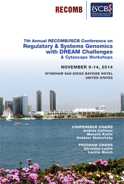 Program Book - RECOMB/ISCB RSG with DREAM Challenges and Cytoscape Workshops Program Book - RECOMB/ISCB RSG with DREAM Challenges and Cytoscape Workshops